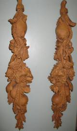 Two "drops" carved in symmetry