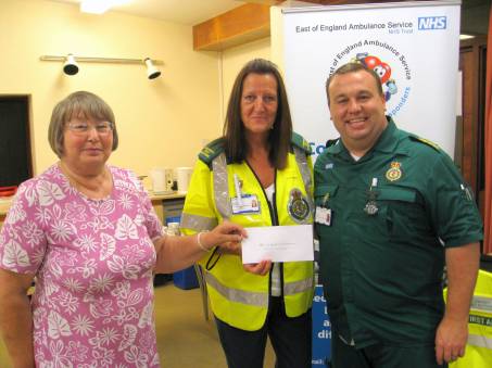 Charity Evening Cheque Presentation 007